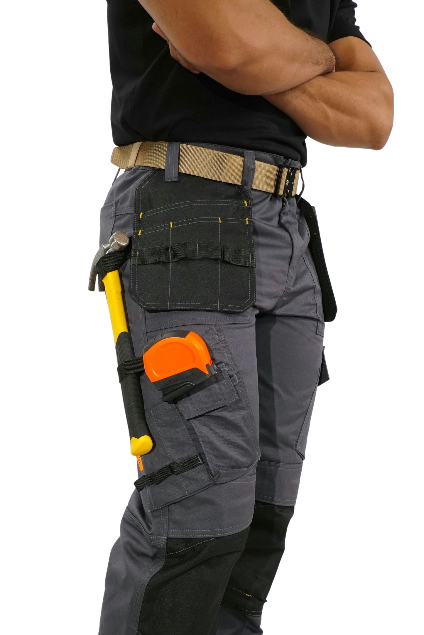 Tradies ProTech Utility Work Pants With Knee Pads & Built-in Multi-Use Pockets